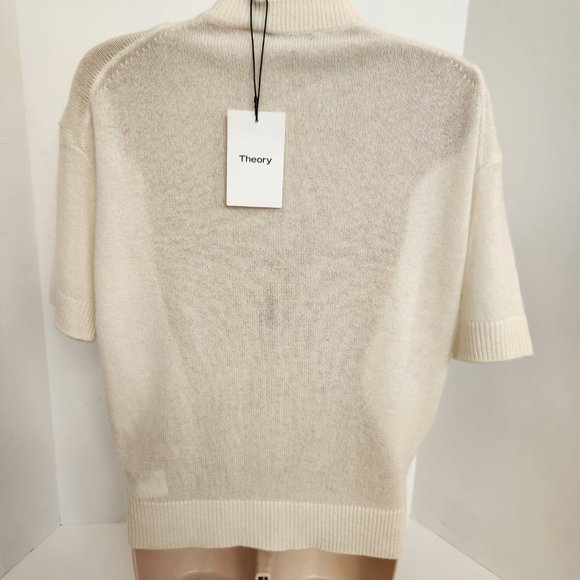 THEORY Feather Cashmere Easy Pull Over Sweater, Petite - Picture 10 of 13